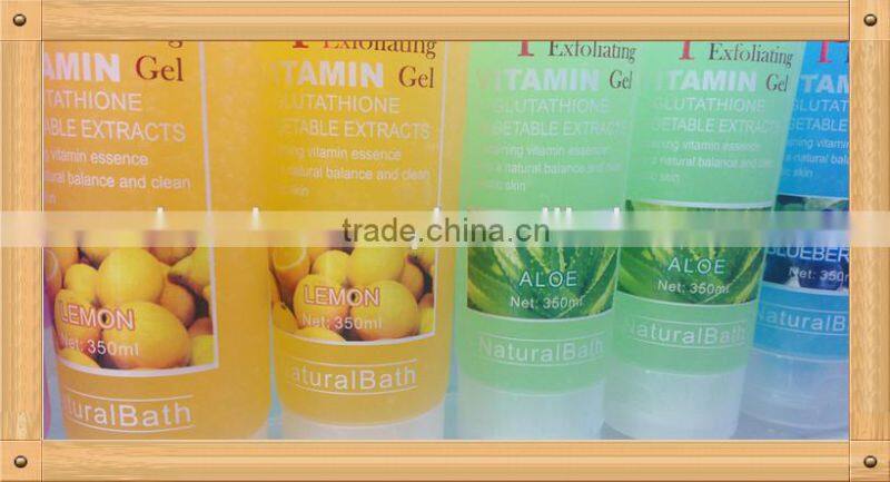 Rose whitening Body Scrub Wholesale/exfoliating gel