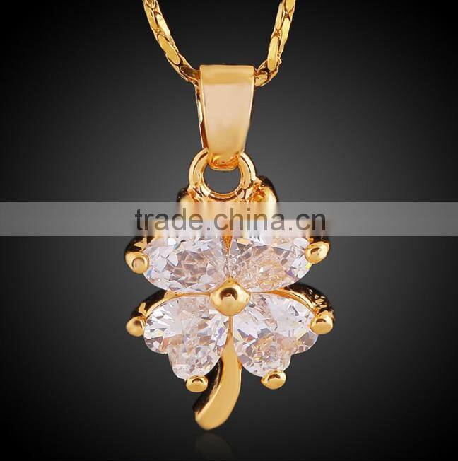 ATHENAA New Trendy 18K Gold Plated Jesus Cross Pendant Wholesale American Diamond Jewelry