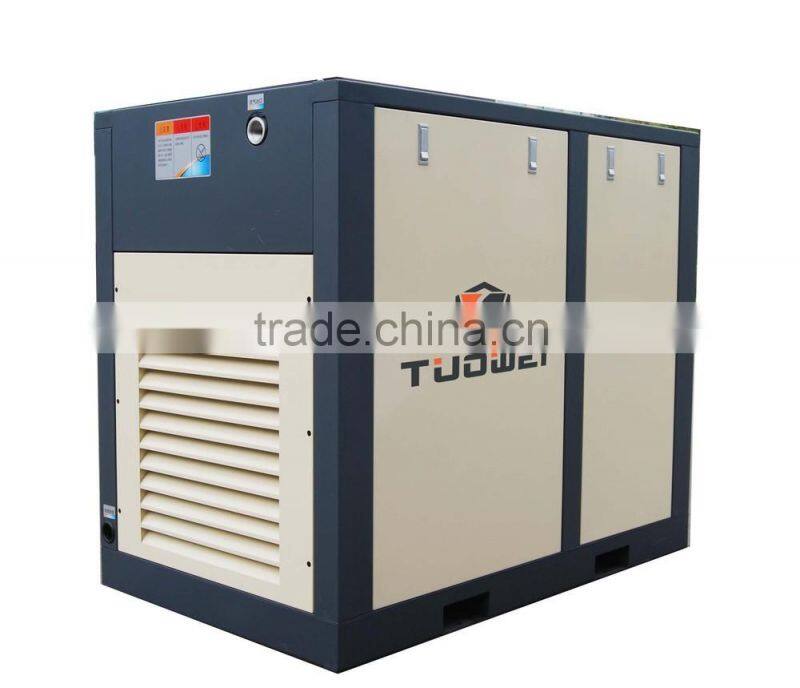 air cooling lubrication 100% oil free screw compressor with air tank