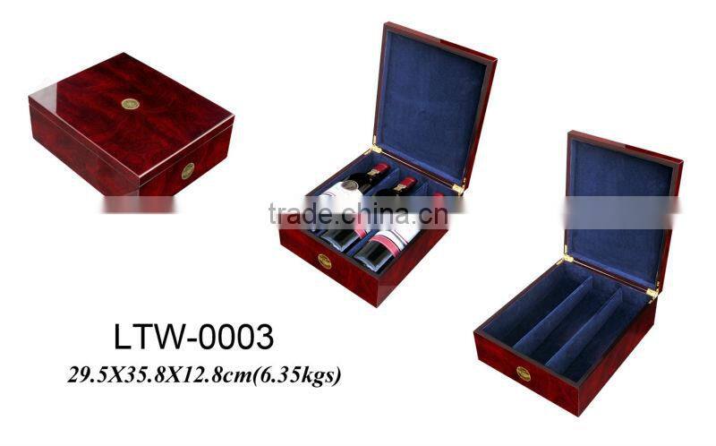custom wooden wine packing box wholesale wine gift set
