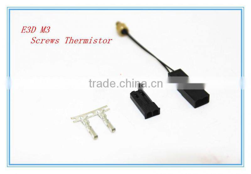 Popular and Durable Modular Screw On M3 Stud Thermistor for Reprap Prusa 3D Printer Hot End For Printing Accessory