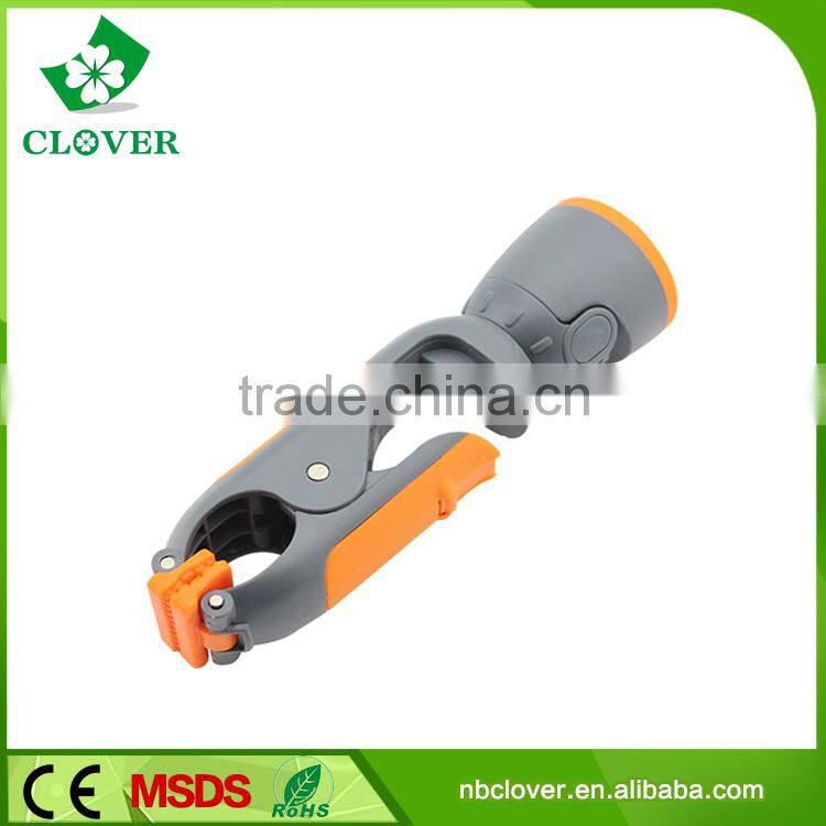 Super brightness 1W powerful LED electric flashlight torch with clip