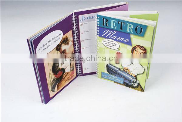 business promotion top quality wall paper table & desk & wall & 365 yearly calendar 2014 & calendar 2013 printing in Shenzhen