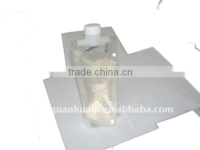 600ml hair spa cream doypack with spout in center