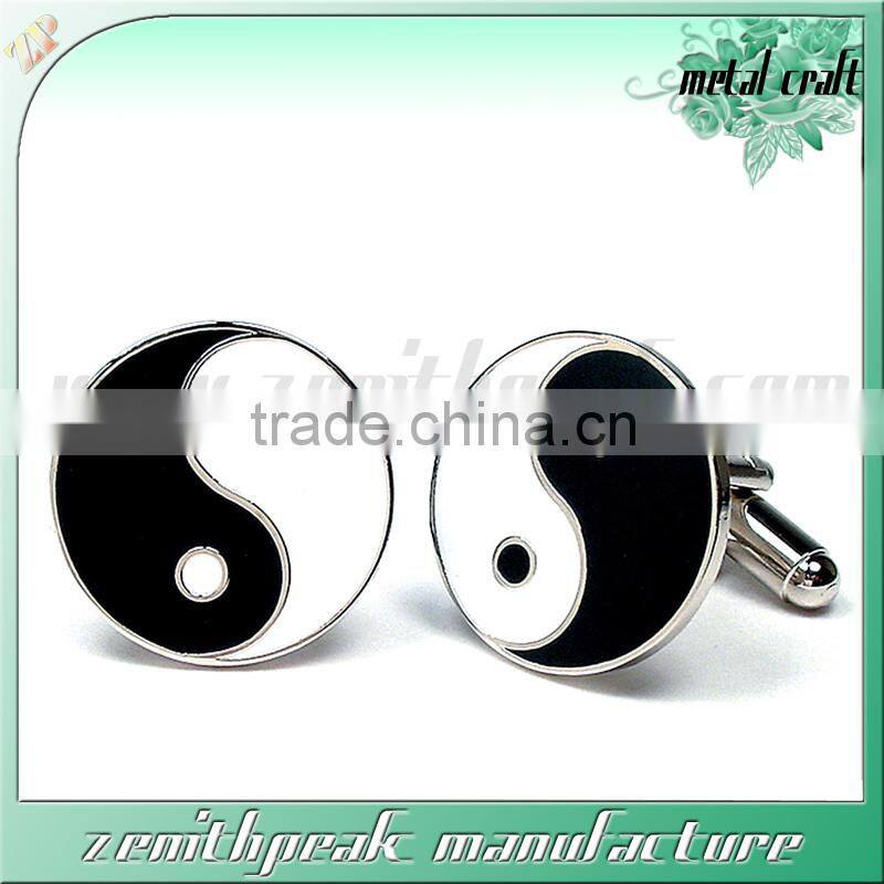 2016 Best quality hard enamel cufflinks