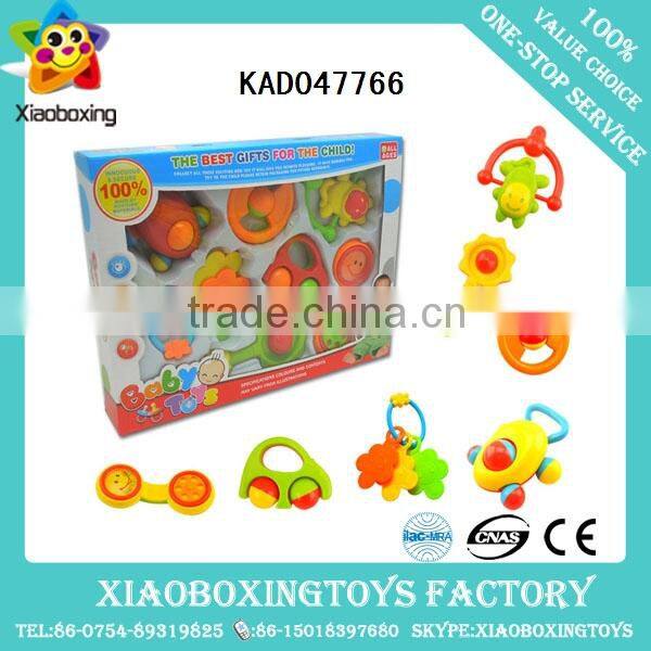 Interesting gift lovely plastic baby bell infant rattle ball toys