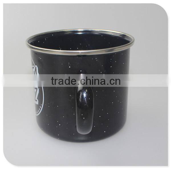 Low MOQ enamel camping mug wholesale , home goods coffee mugs
