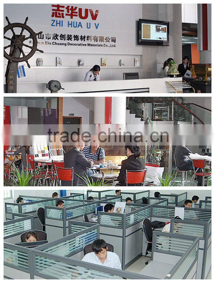 ZH UV brand glossy mdf board for kitchen cabinet door