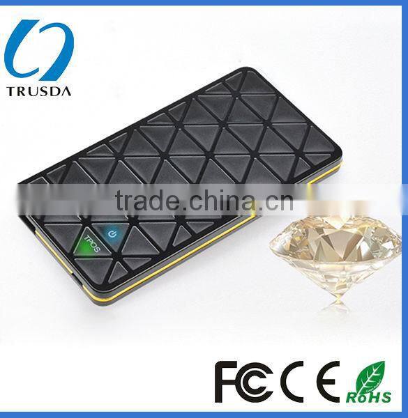 Li polymer universal diamond slim portable power banked