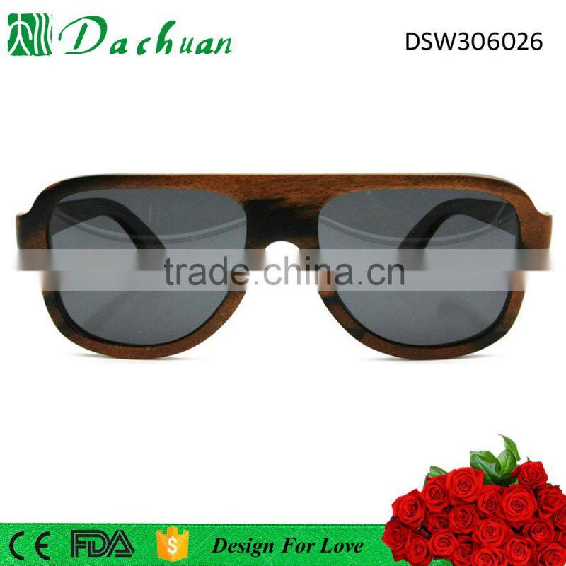 Low cost high quality 100% natural handmade custom ready stock wood sunglasses