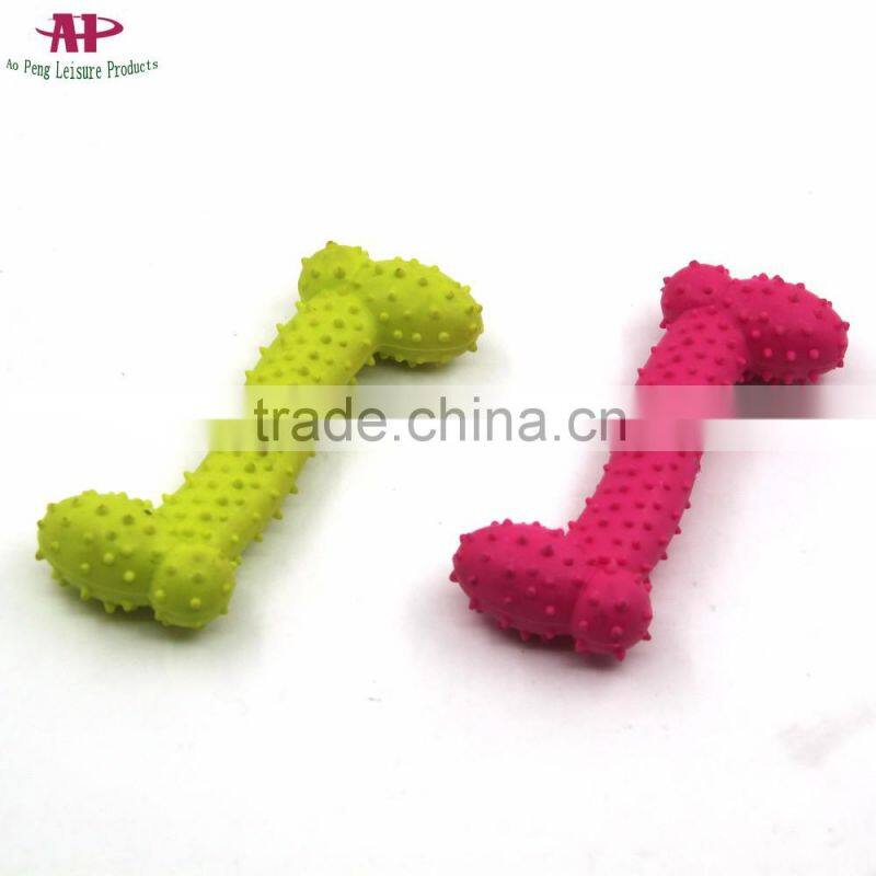 2016 Popular Pet Chew Training Toy Dog Rubber Toy