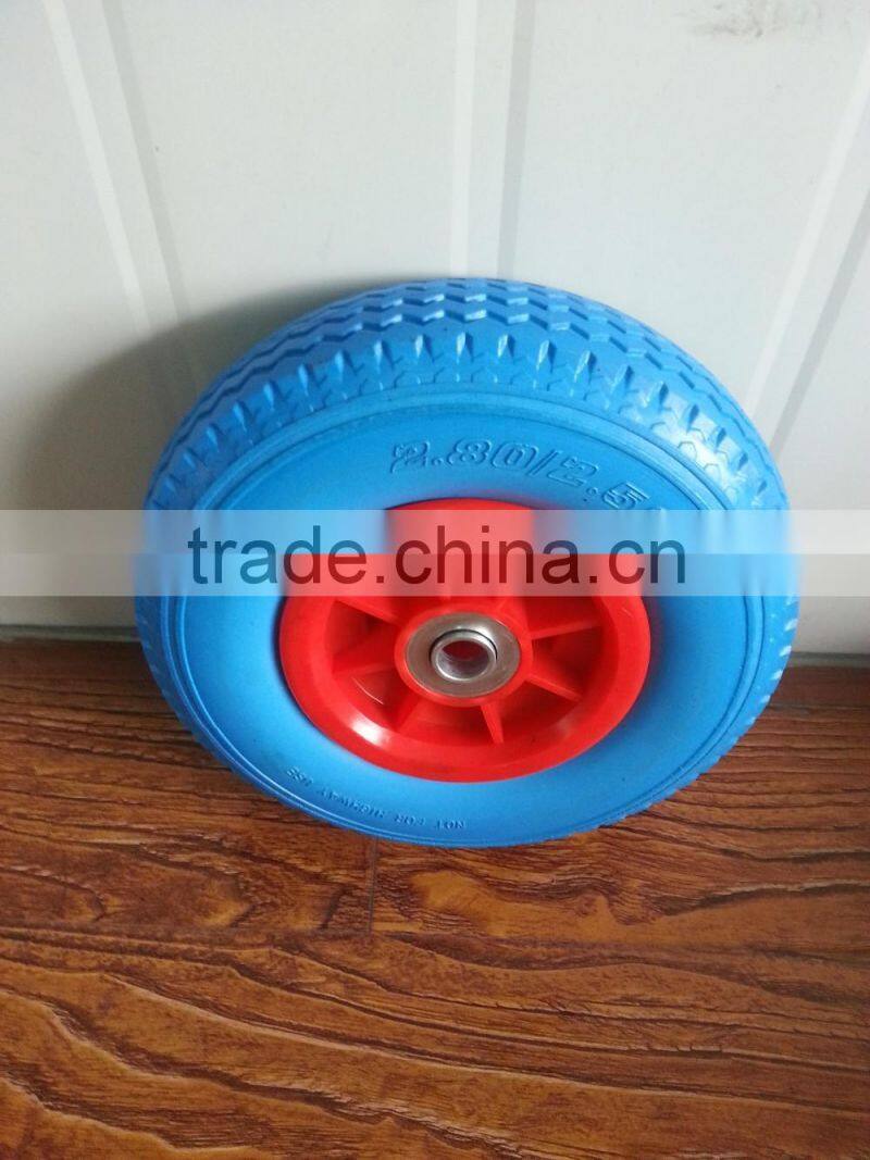 2.50-4 PU Foam Wheel with metal rim