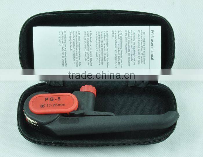 PG-5 Ratchet Cable Stripper, Circle Cable Stripping Tool, cable skninning plier