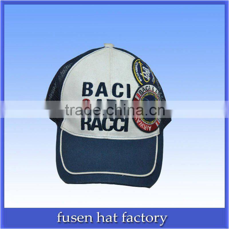 Embroidered 6 panel snapback golf hats and caps