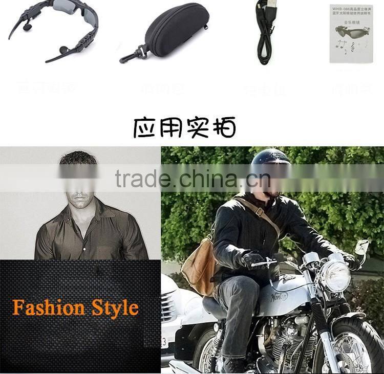 Wireless Headphones Bluetooth 4.0 Sunglasses Bluetooth Headset Earphone Stereo Music Handsfree Earphone