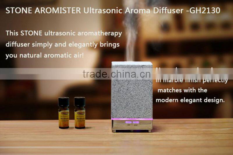 2015 wholesale elegant design stone electric aromatherapy diffuser,stone air humidifier with 1 year warranty