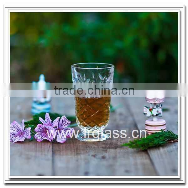 Clear Tea Flower Glass Cup,Ice Cream Sundae Cup