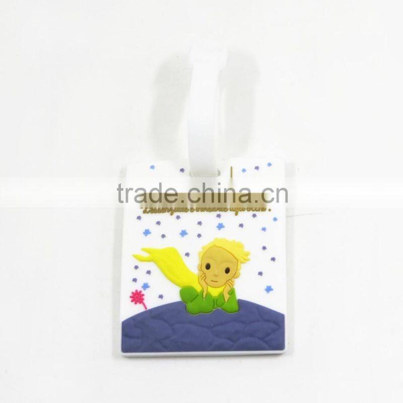 Yiwu Manre wholesale silicone/ pvc custom bag tag promotional fancy luggage tag