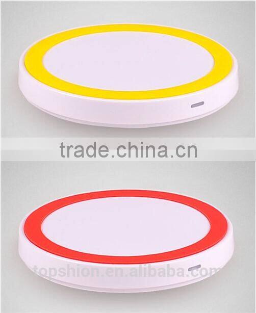 2015 new products wireless charger for iPhone 6, mobile phone qi wireless charger