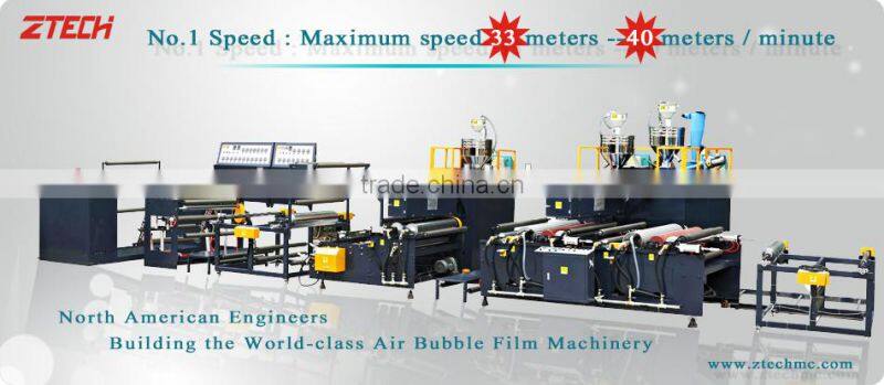 PE ZT-1600mm 3 Layers Air -Bubble Film Machine with CE standard
