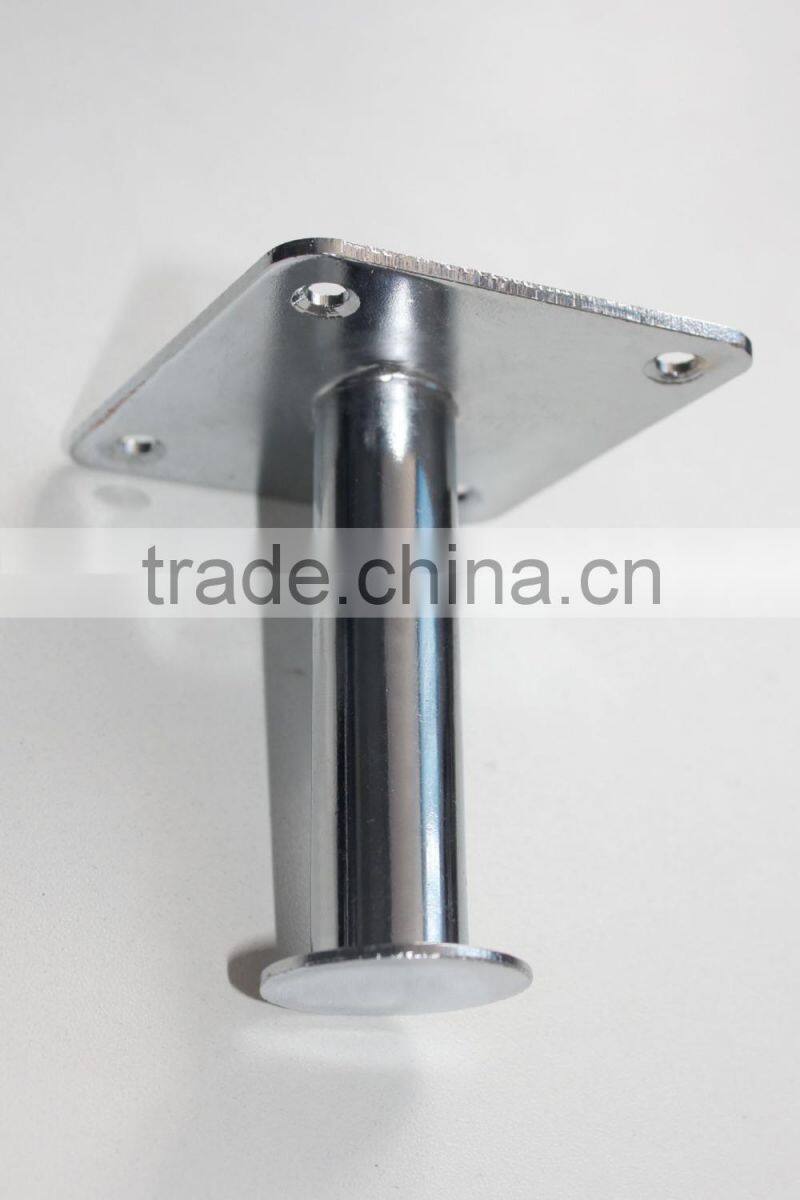 Chrome wall-mounted metal wall hook