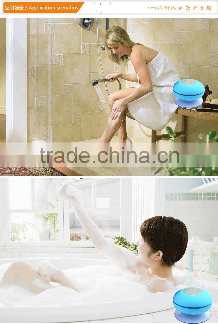 2016 Newest Waterproof Bluetooth Car Speakers with Led Light