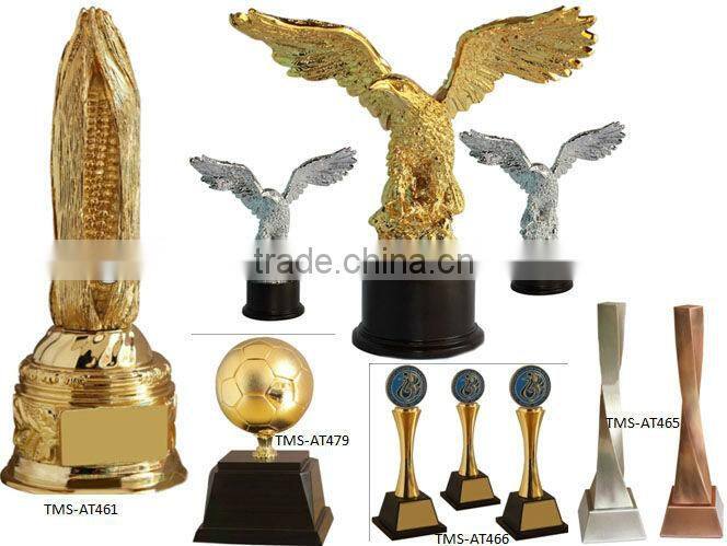 custom resin soccer trophy