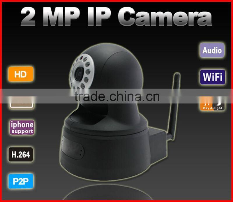 Video Push Infrared P2P Night Vision 2MP Network Cheap WIFI IP Indoor Camera