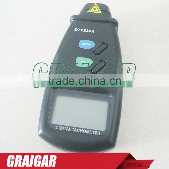 Photoelectric digital tachometer DT2234A non-contact laser RPM meter