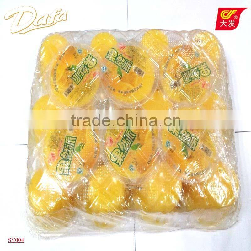 100g mango flavor bell-shape jelly pudding cup