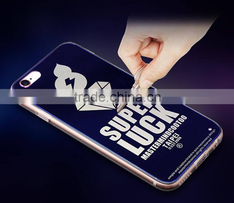High quality 3D electroplate subllimation mirror cell phone cases for iphone 6s case