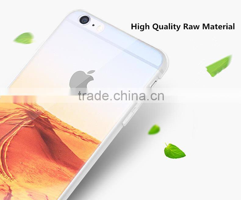Senkang supply bulk mobile phone case with nice scenery for apple iphone 6s/6plus