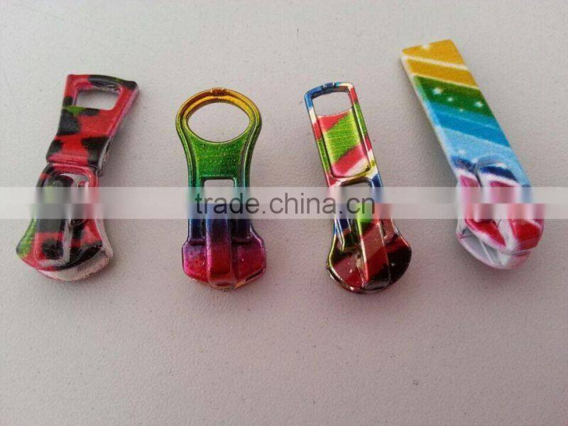 5# Zipper Metal Sliders, Painted rainbow Color, Mutiple Color for Choice