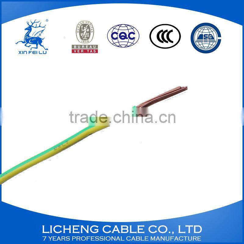 150mm2 earthing wire PVC insulation electric wire copper conductor cable
