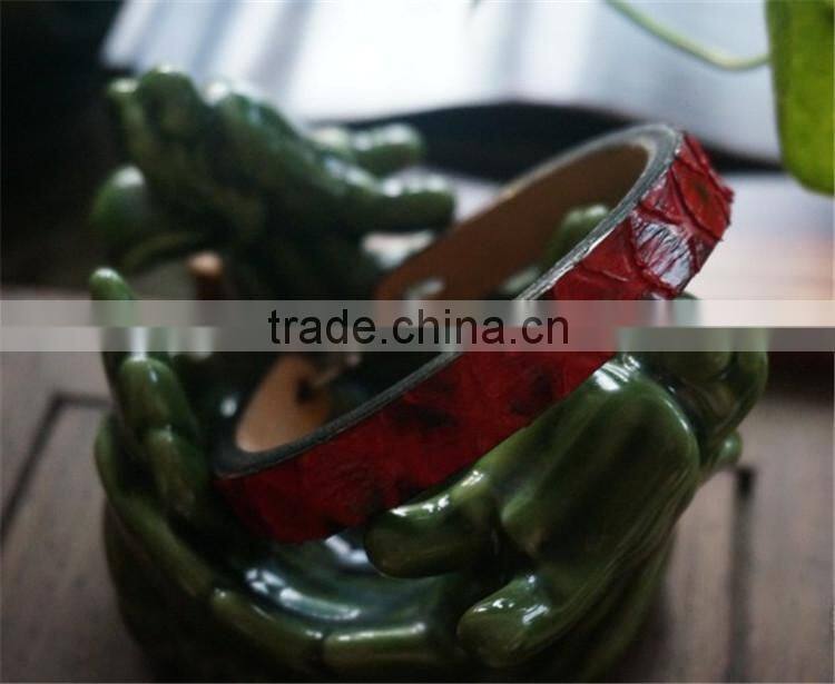 stylish genuine python skin snakeskin wristlet girls genuine leather wrist belt