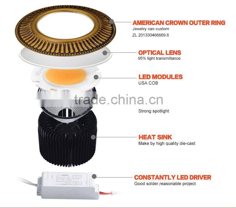 ac85-265v 10w ceiling lamp