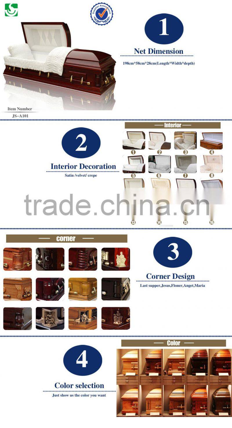 reasonable price coffin manufacturers in china luxury coffin