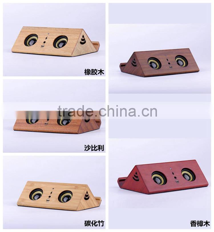 Hot no bluetooth pure wooden sensor speaker wireless for ipad and phones