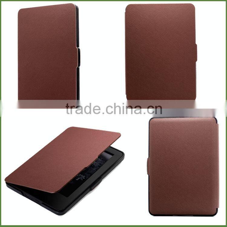 For Amazon touch ereader leather covers cases,e-reader cover case,e-book case cover