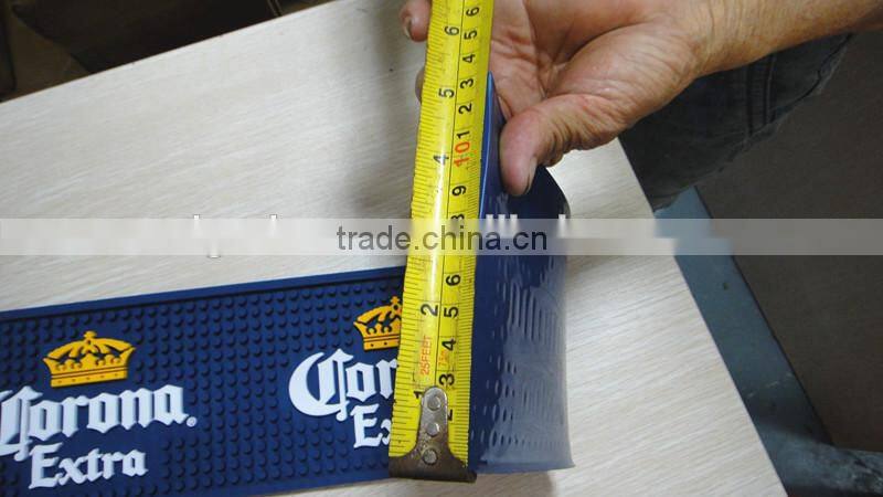 New Design Branded Custom Soft Pvc Rubber Bar Counter Beer Mat