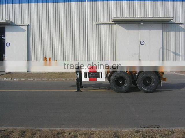 2 axles 20ft container trailer chassis