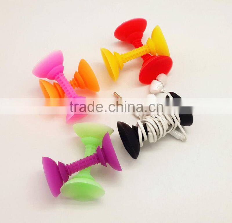 Promotion silicone suction cup holder for mobile phone