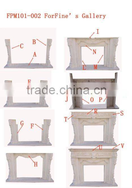Carved Marble Fire Surround