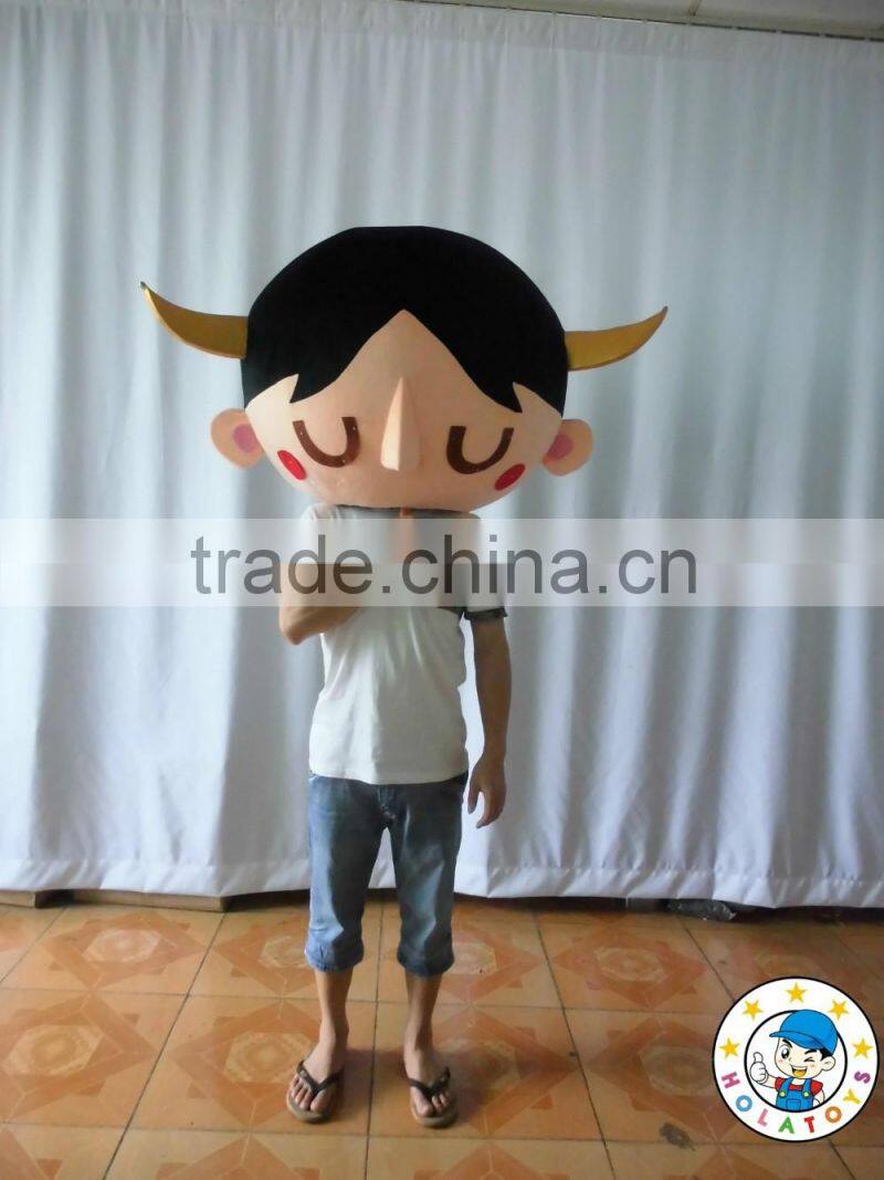 Hola custom mascot head/mascot costume supplier China
