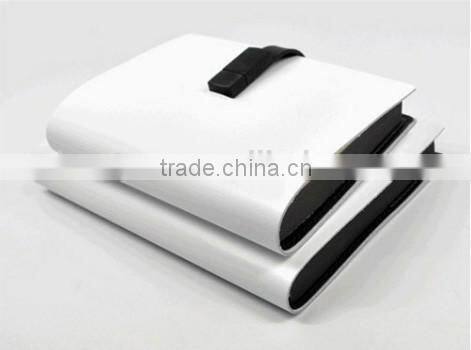 New arrival PU 4GB spiral notebook with usb