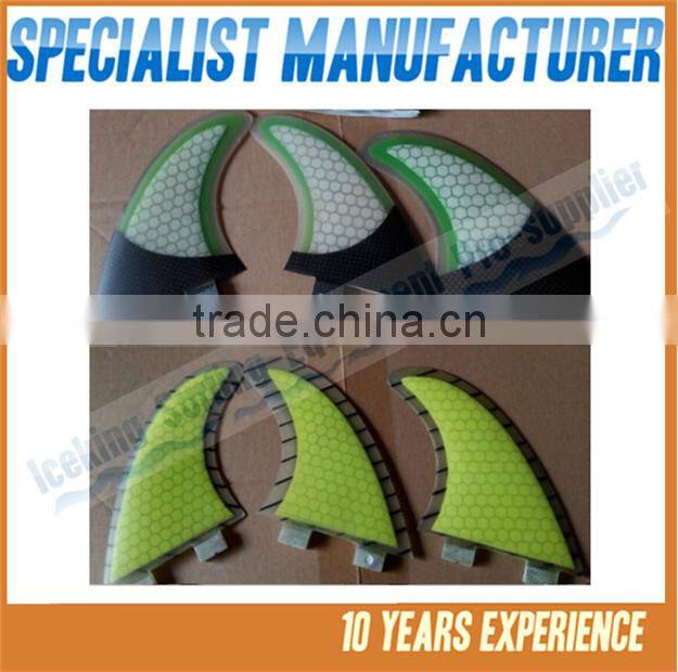 Wholesaler hot selling FCS G5 size surfing fins/ surfboard fins