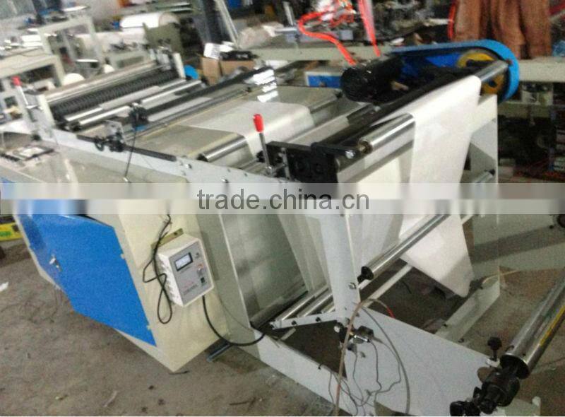 Compact type food grade paper roll slitting and cutting machine