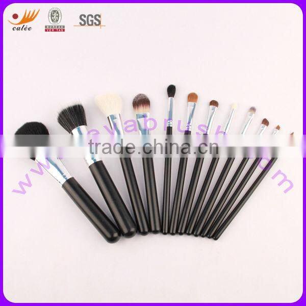 Cosmetic Brushes with Wooden Handle,Brand Name are Welcome