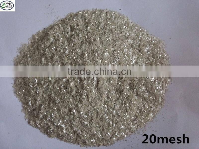 Color Mica Powder Mica Sheet / Flakes for Wallpaper