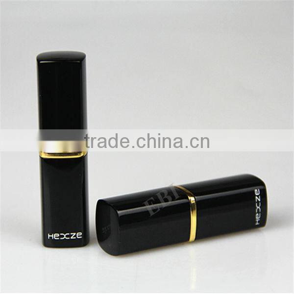 Fancy Aluminum empty ipstick tube container